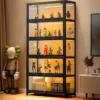 5-Tier Curio Display Cabinet, Storage Shelves with Acrylic Door, Collectibles Toy Organizers Rack & Display Shelf, Display Case